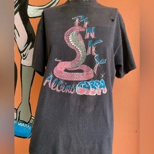 Vintage Pink Albino Cobra Tee
